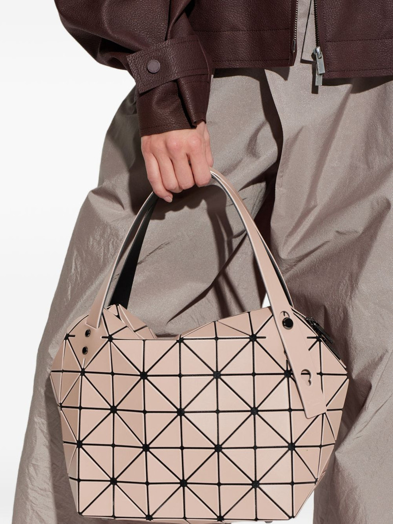 BAO BAO ISSEY MIYAKE Boston geometric panelled tote bag outlook
