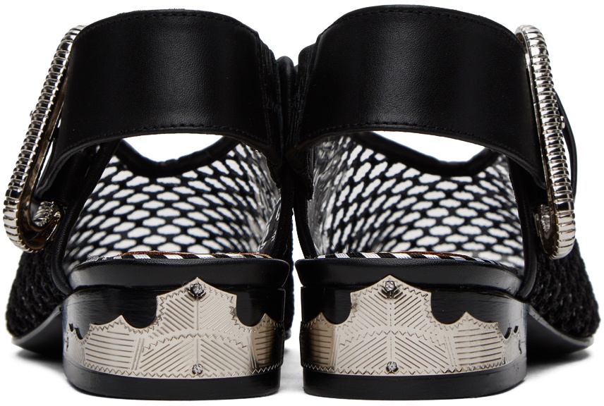 SSENSE Exclusive Black Pin-Buckle Loafers - 2