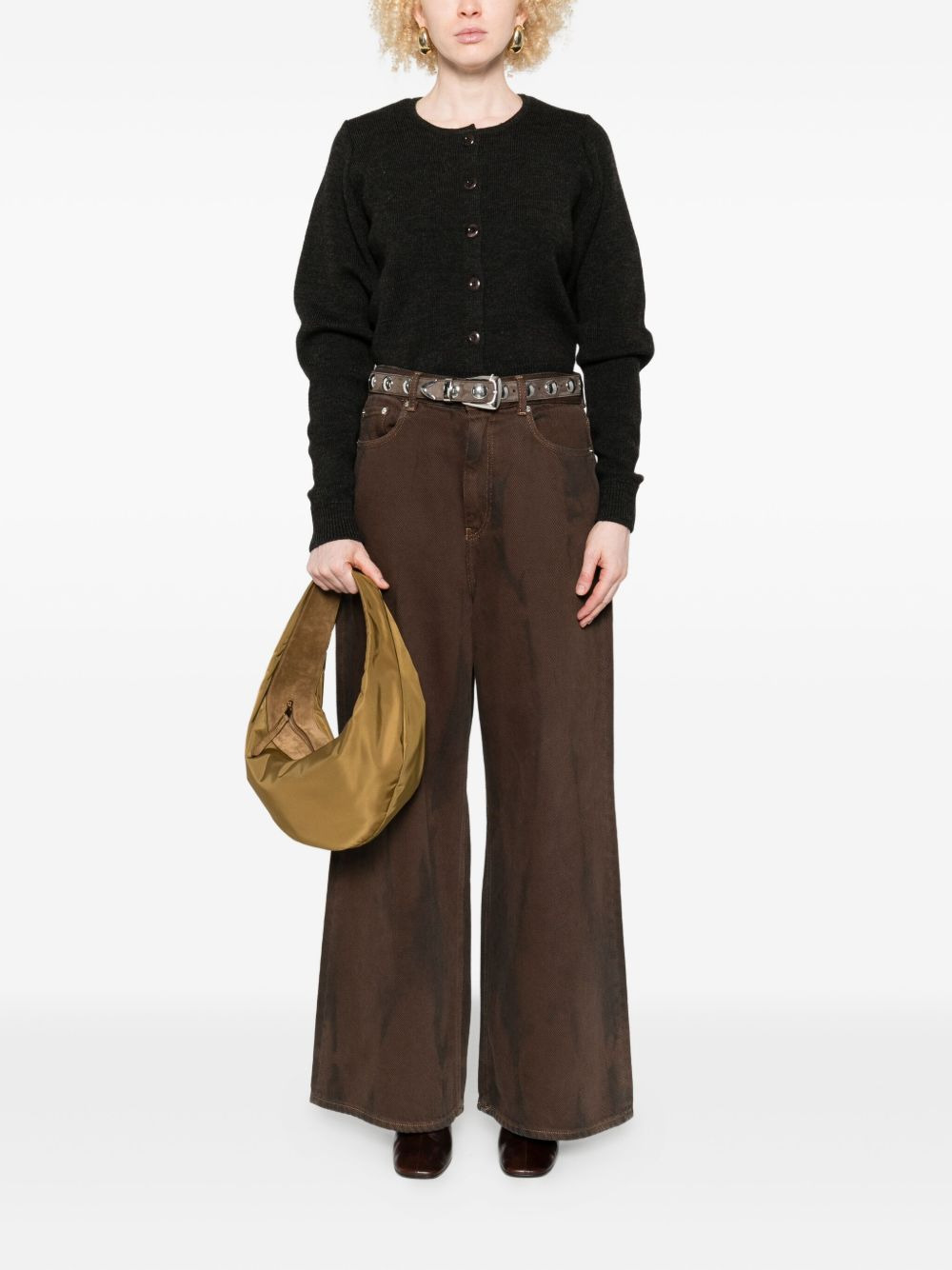 button-front cardigan - 2