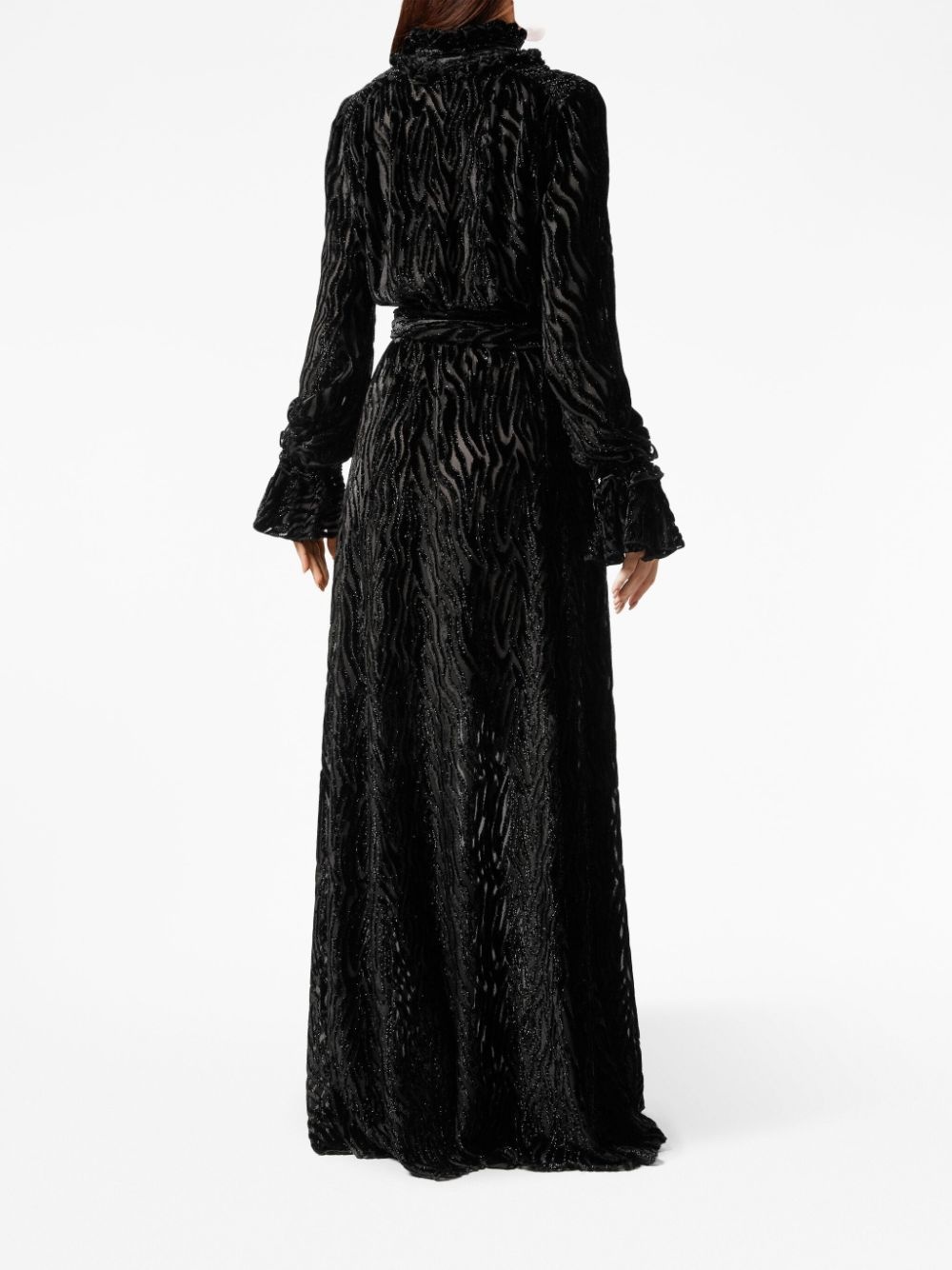 Chiffon Gipsy devoré-effect dress - 4