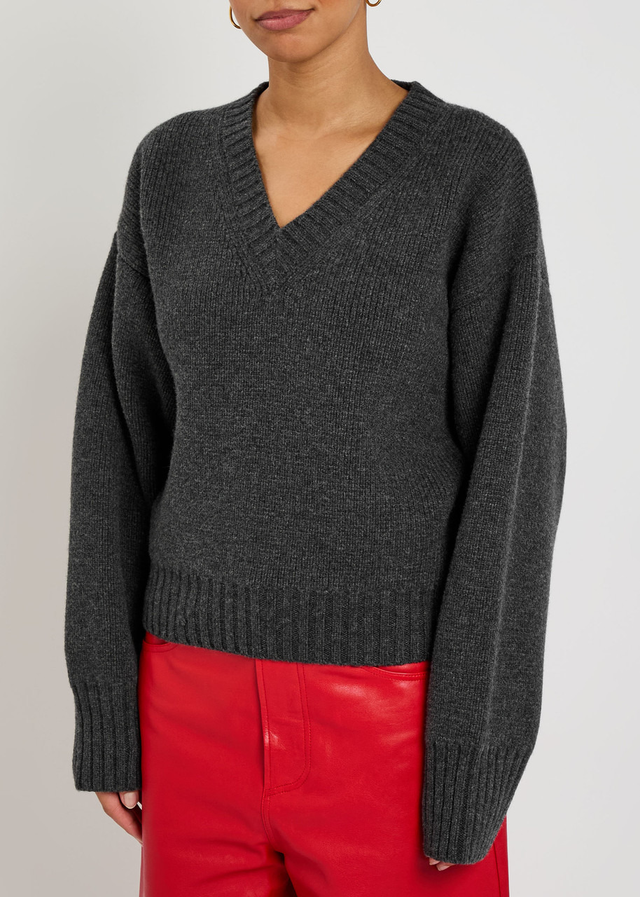 Rohe V-neck Wool Jumper - 2