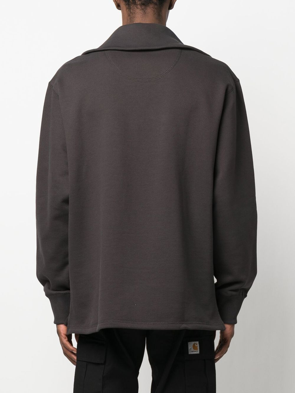 long-sleeve cotton sweatshirt - 4