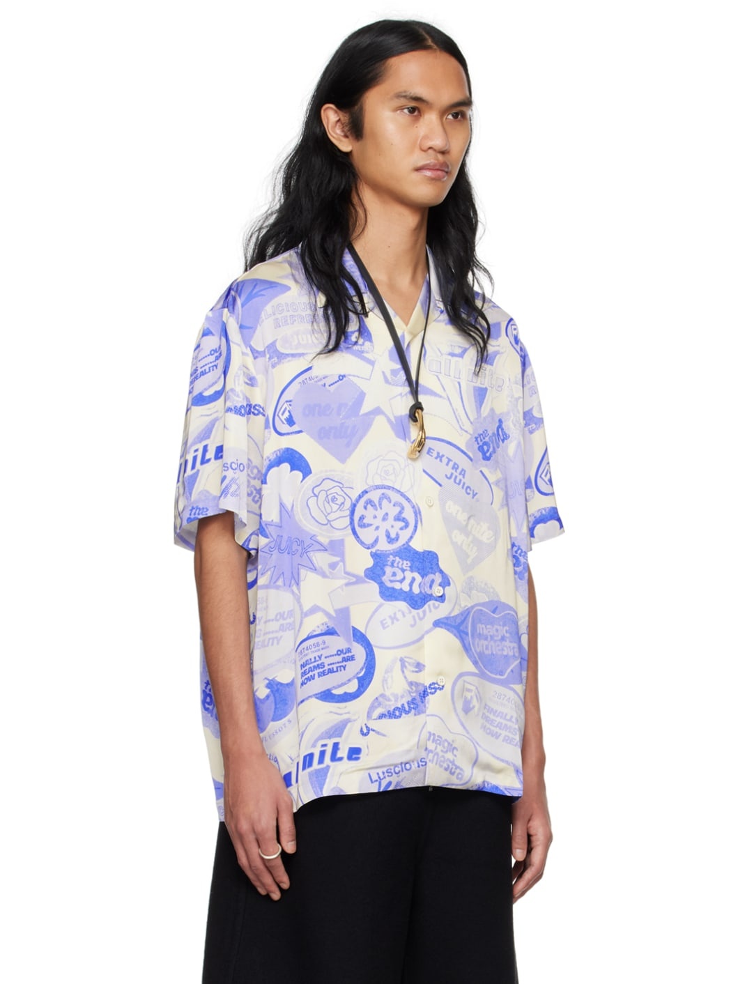 White Printed Shirt - 2