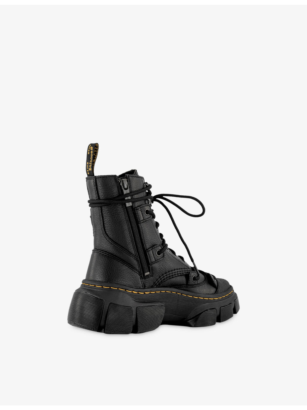 DMXL 8-Eyelet Leather Ankle Boots - 3