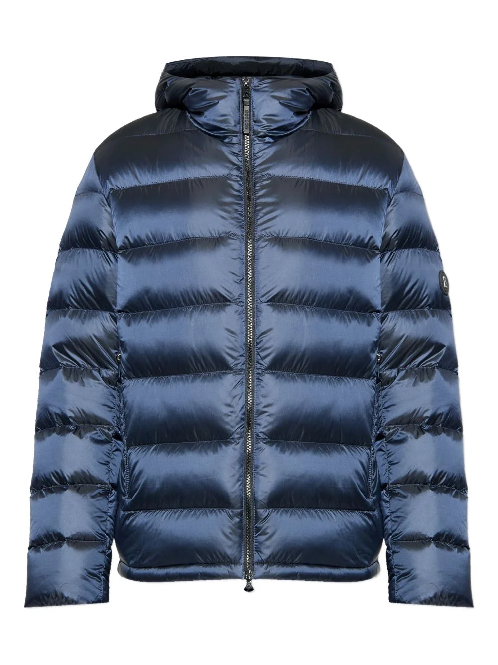 hooded quilted jacket - 1