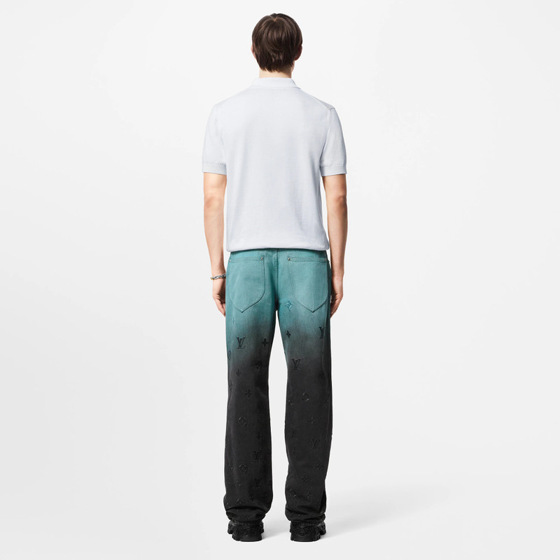 Embroidered Denim Pants 3