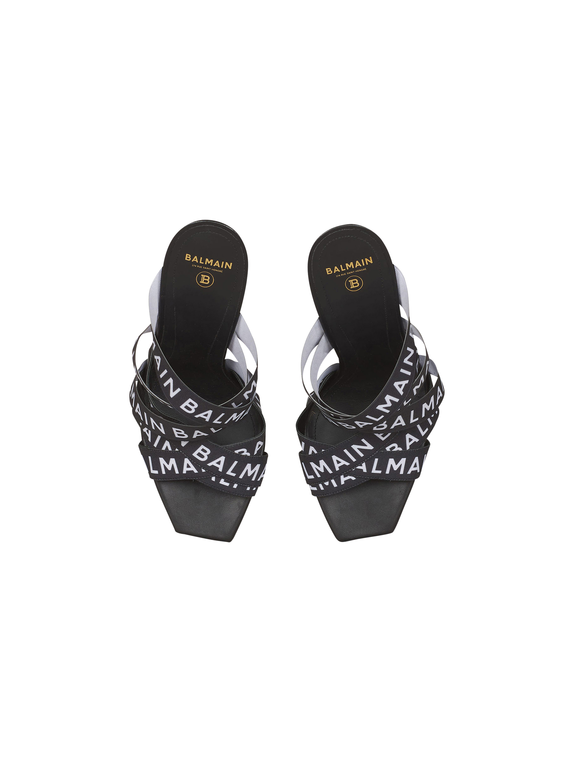 Union sandals with Balmain logo print - 3