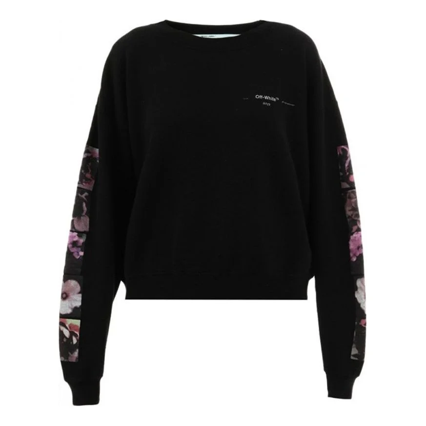 (WMNS) Off-White Loose Flowers Printing Black OWBA047S19D970791088 - 1