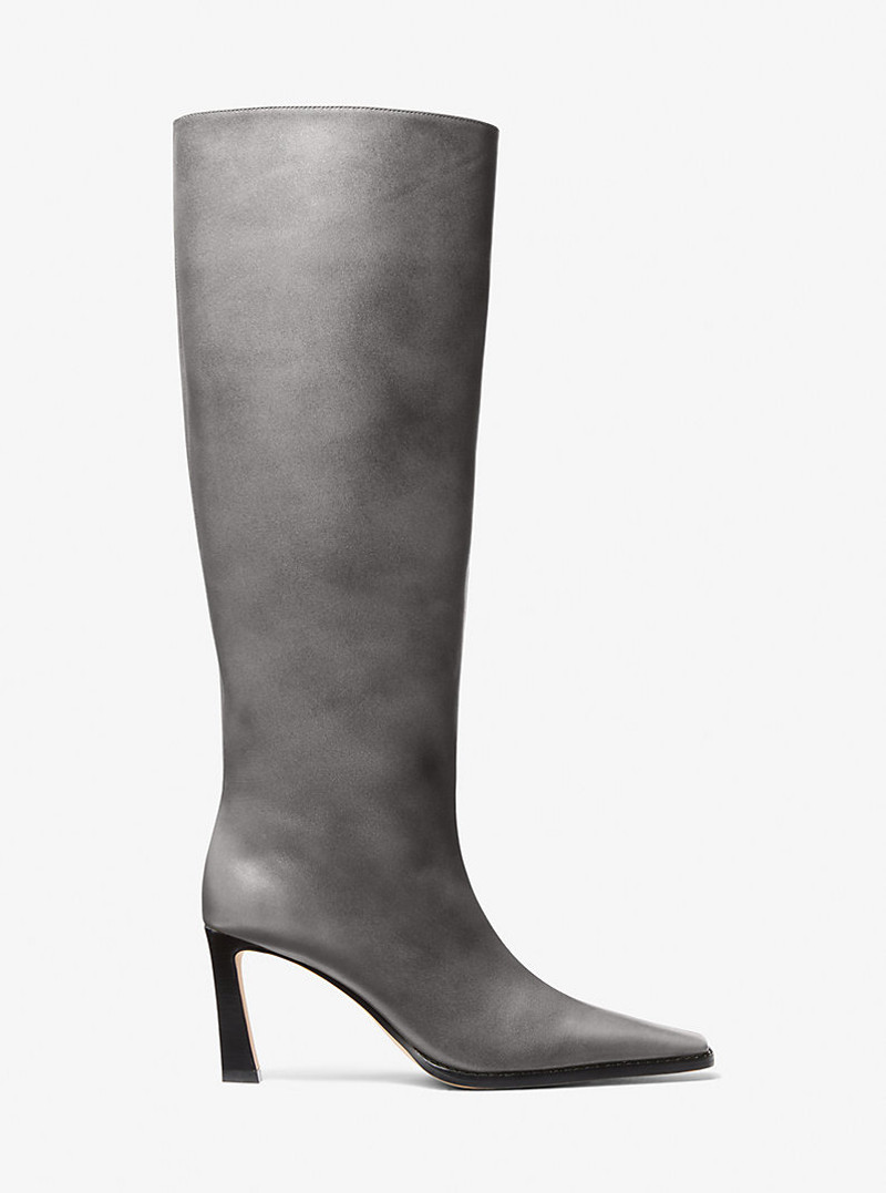 MICHAEL KORS Darrah Burnished Leather Boot outlook