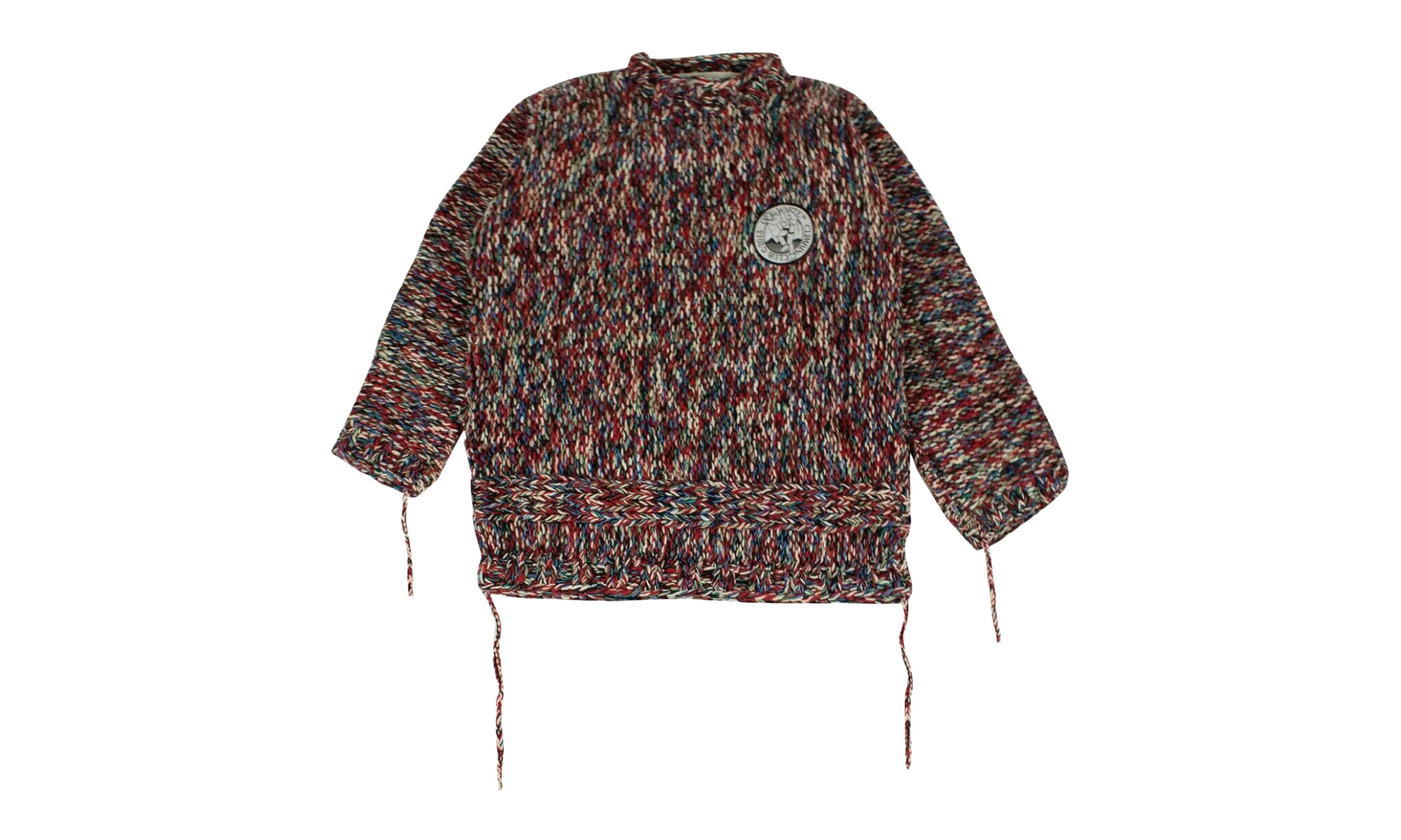 VIRGIL ABLOH Red/Multicolored Climb Rope Sweater "Red" - 1