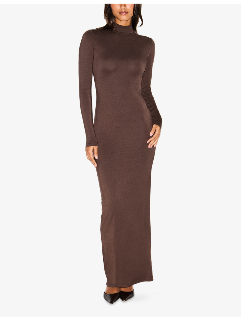SKIMS Smooth Layers Crewneck Modal-Jersey Maxi Dress outlook