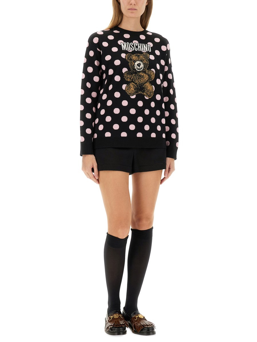 TEDDY POLKA DOTS SWEATER - 2