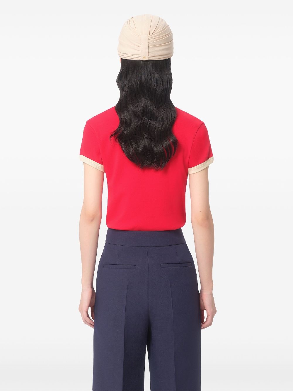 Chez Valentino-print T-shirt - 5
