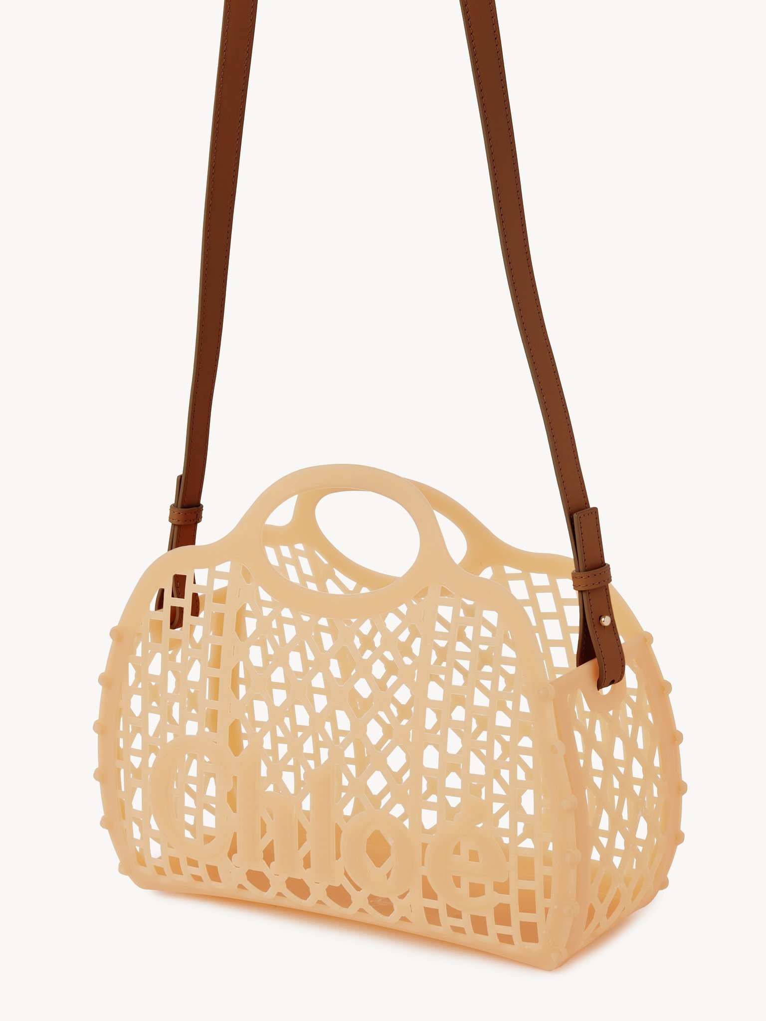 CHLOÉ CAGE TOTE BAG IN JELLY - 3