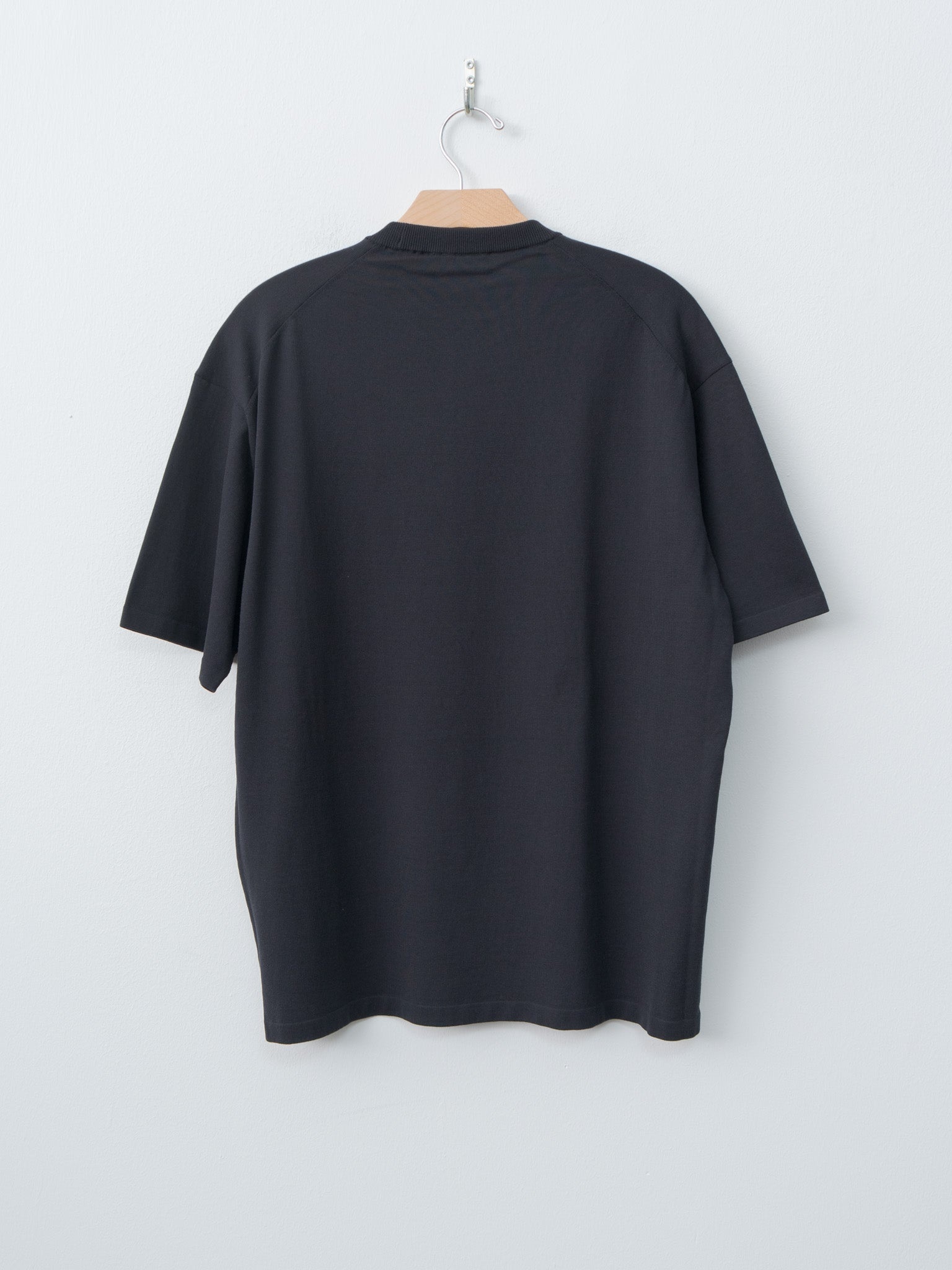 Fresca Knit Half Sleeve Crewneck Sweater - Black - 6