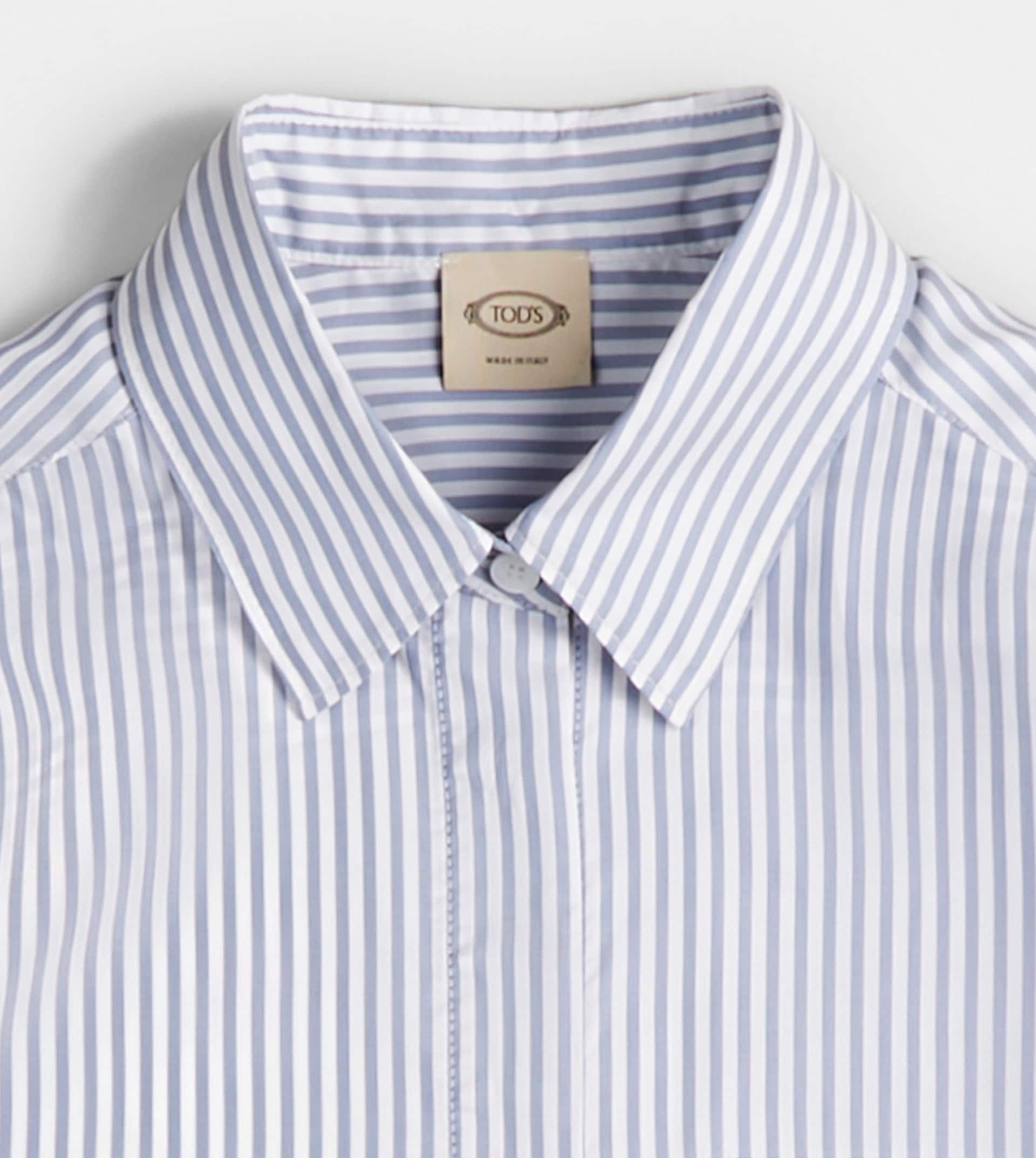STRIPED SHIRT - LIGHT BLUE, WHITE - 2