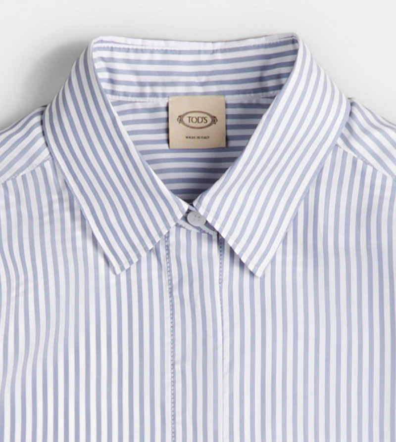 Tod's STRIPED SHIRT - LIGHT BLUE, WHITE outlook