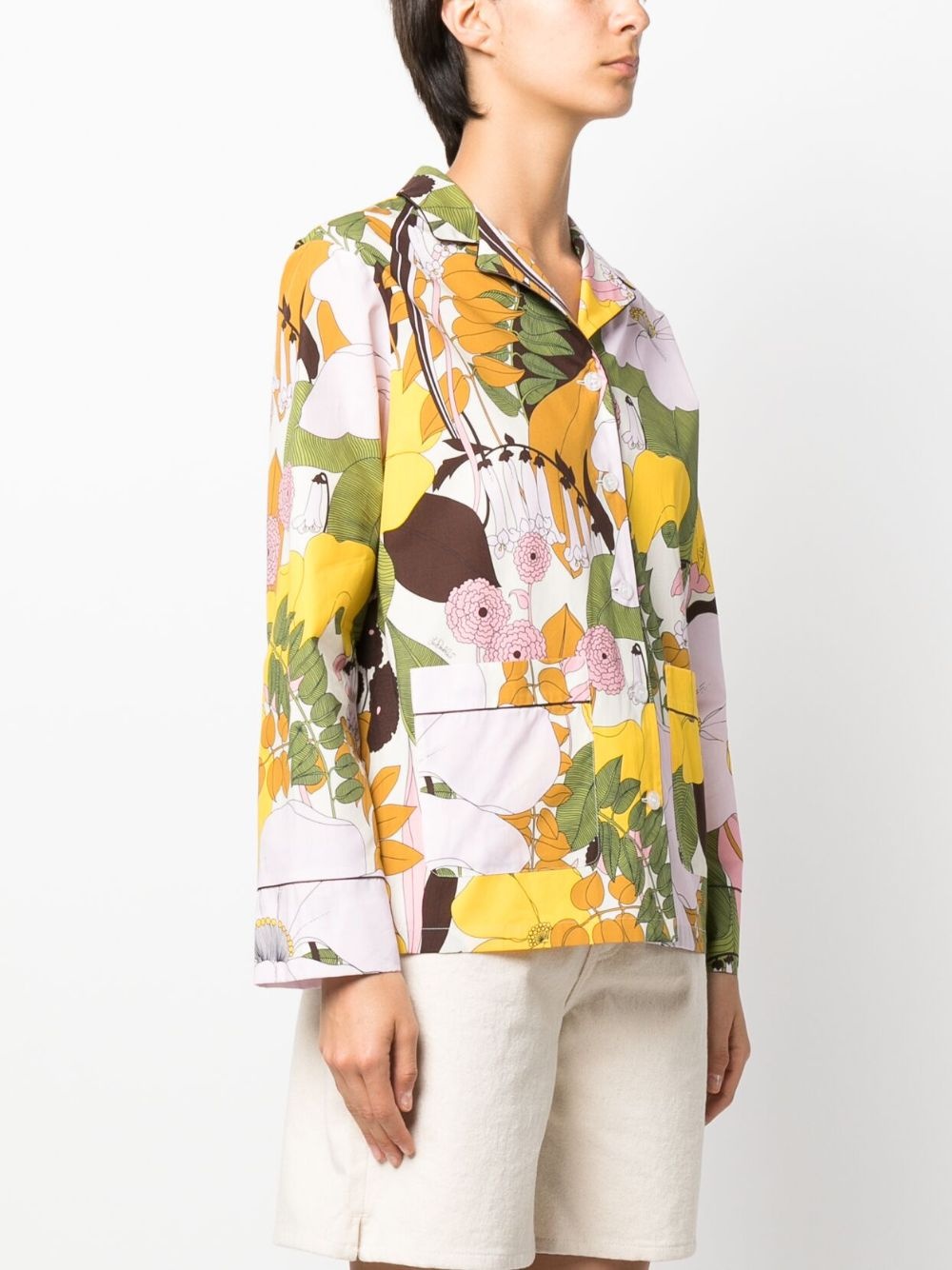 Hammock floral-print cotton shirt - 3
