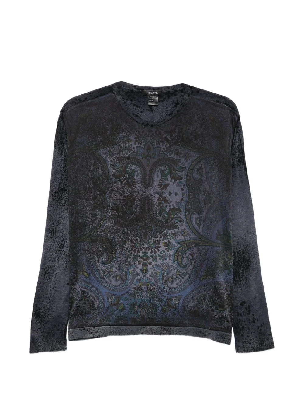 paisley-print sweater - 1