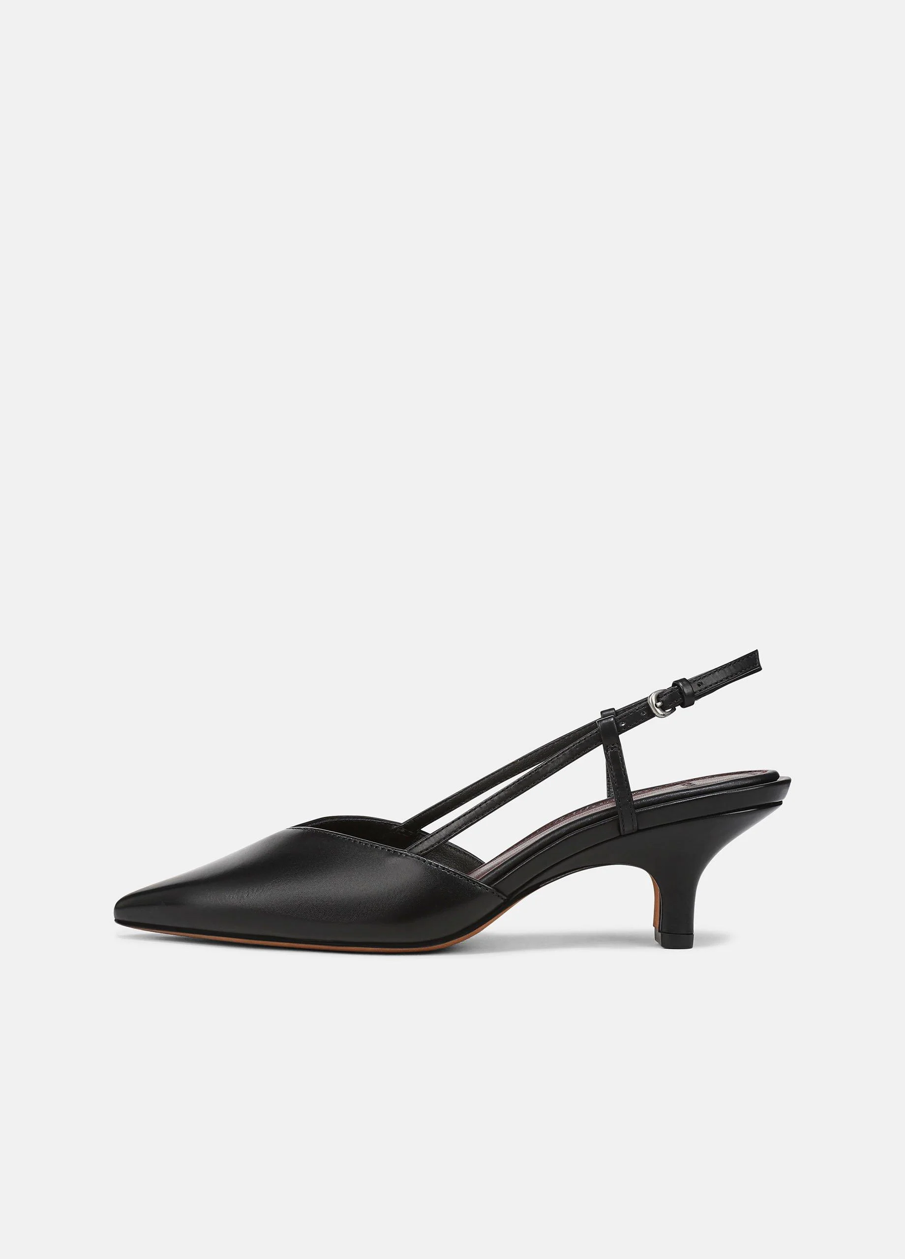 Levvy Leather Slingback Heel - 1