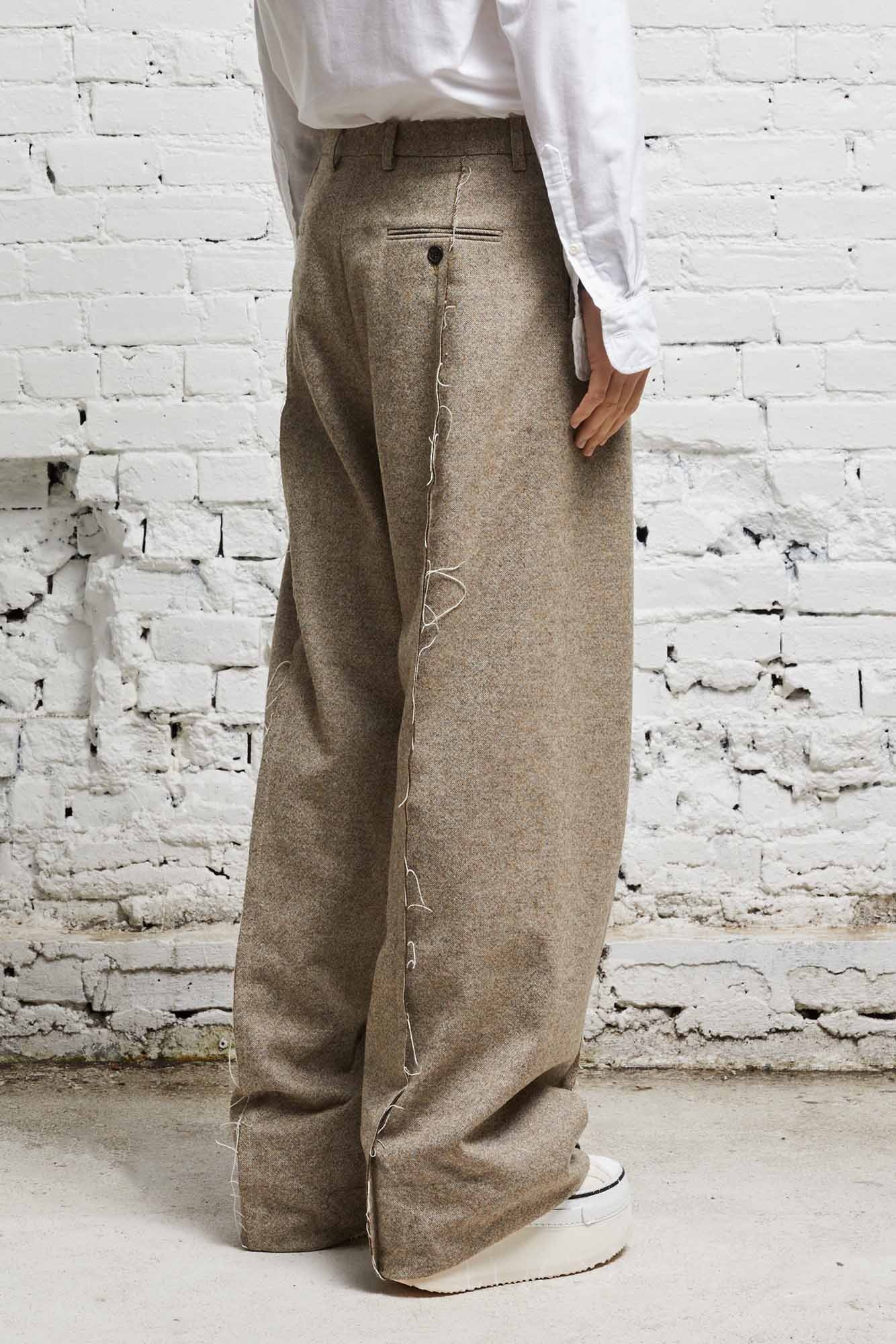 INVERTED TROUSER - OATMEAL - 4
