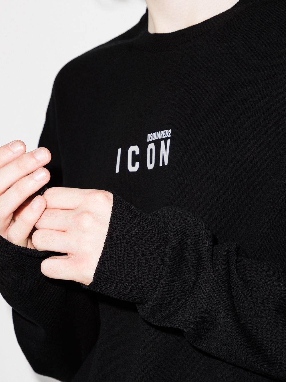 Icon-print sweatshirt - 4