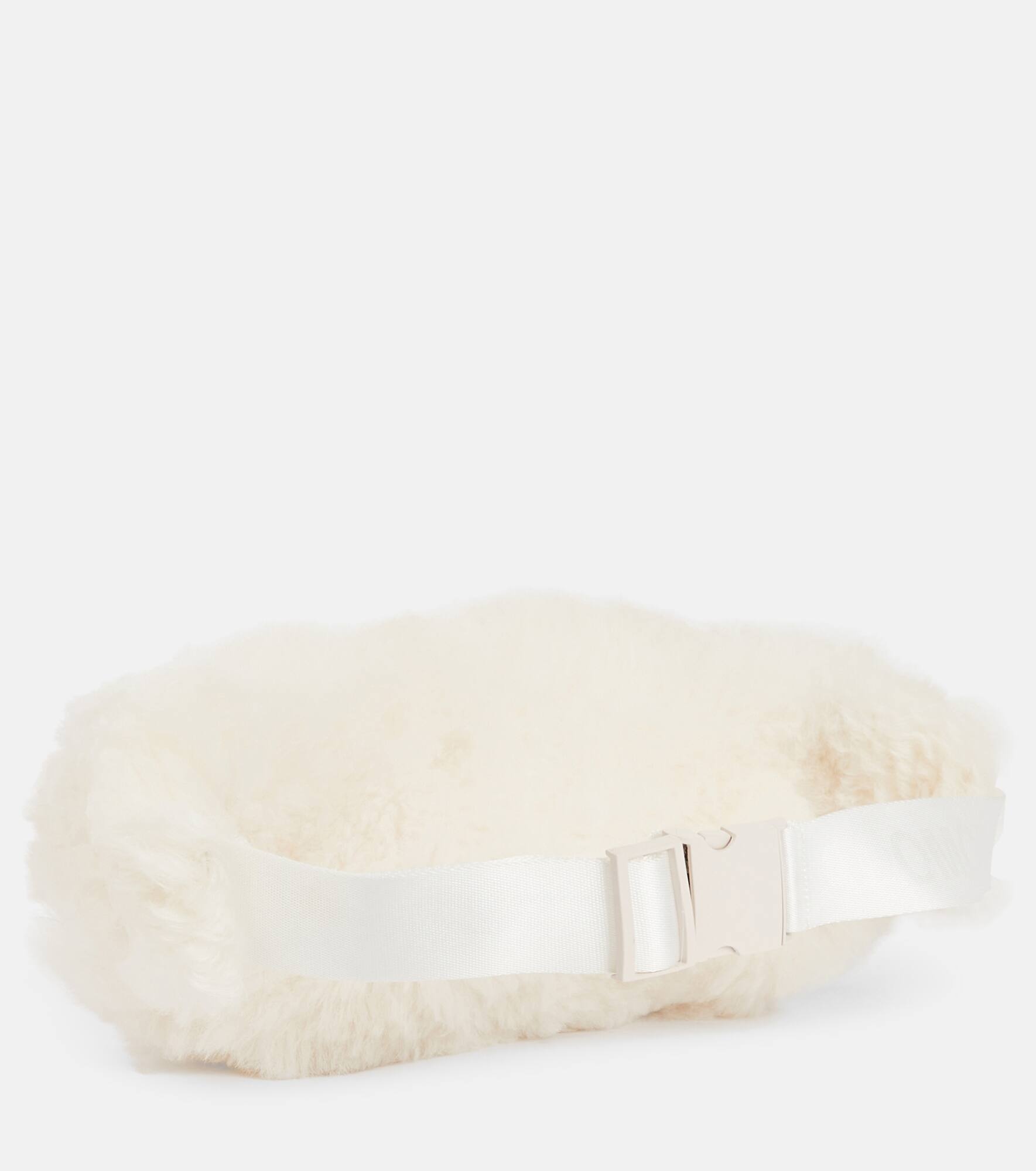 Shearling belt bag - 4