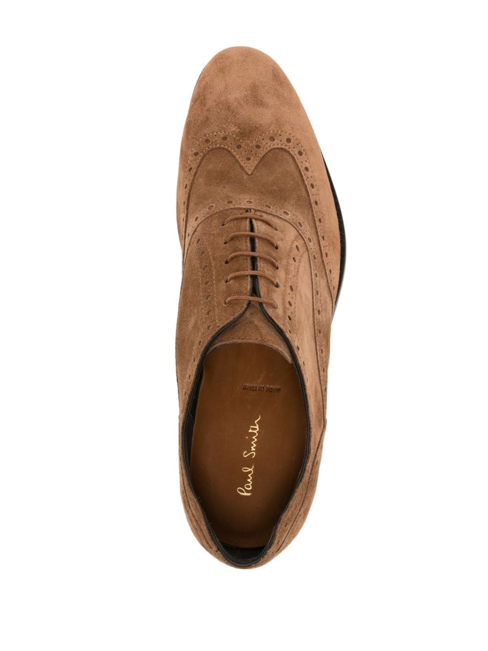 leather suede brogues - 4