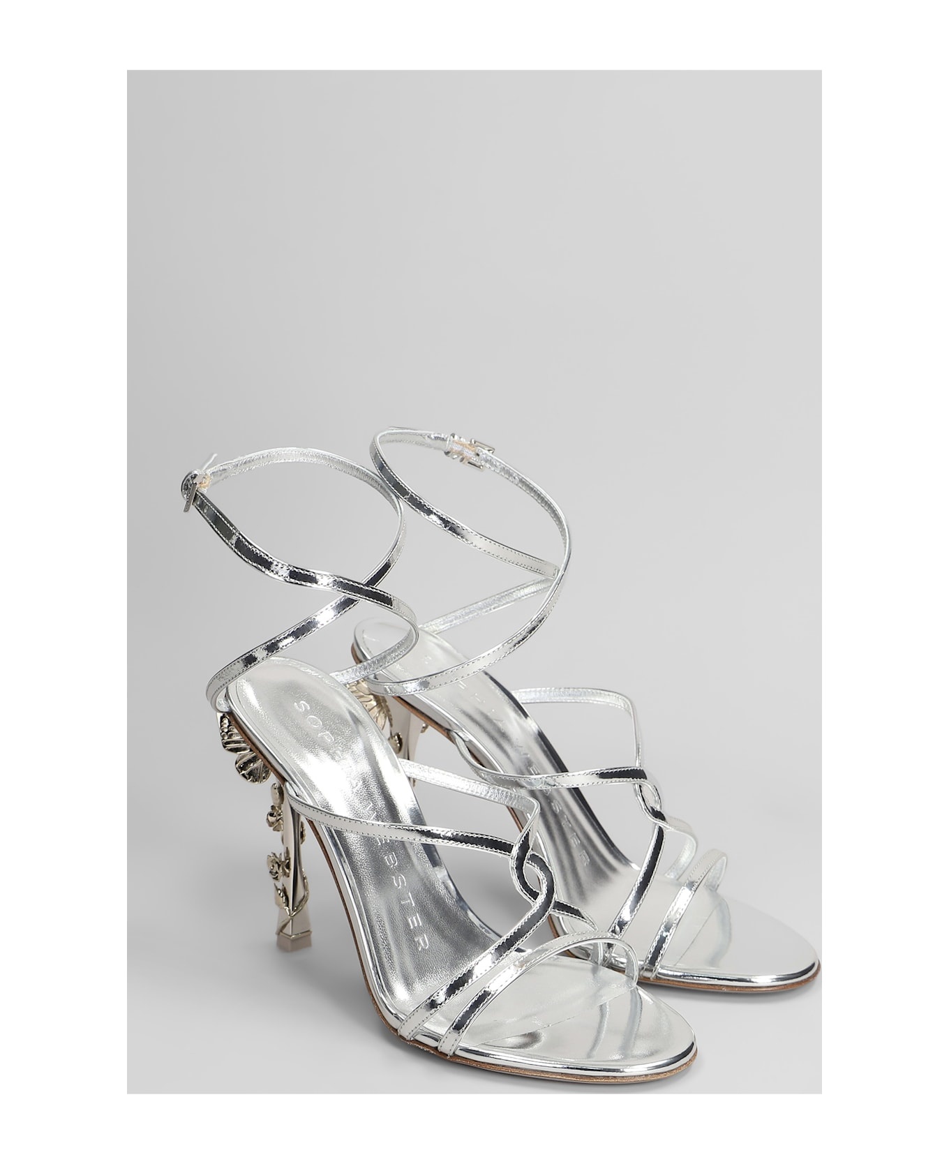 Enchantress Sandals In Silver Leather - 2