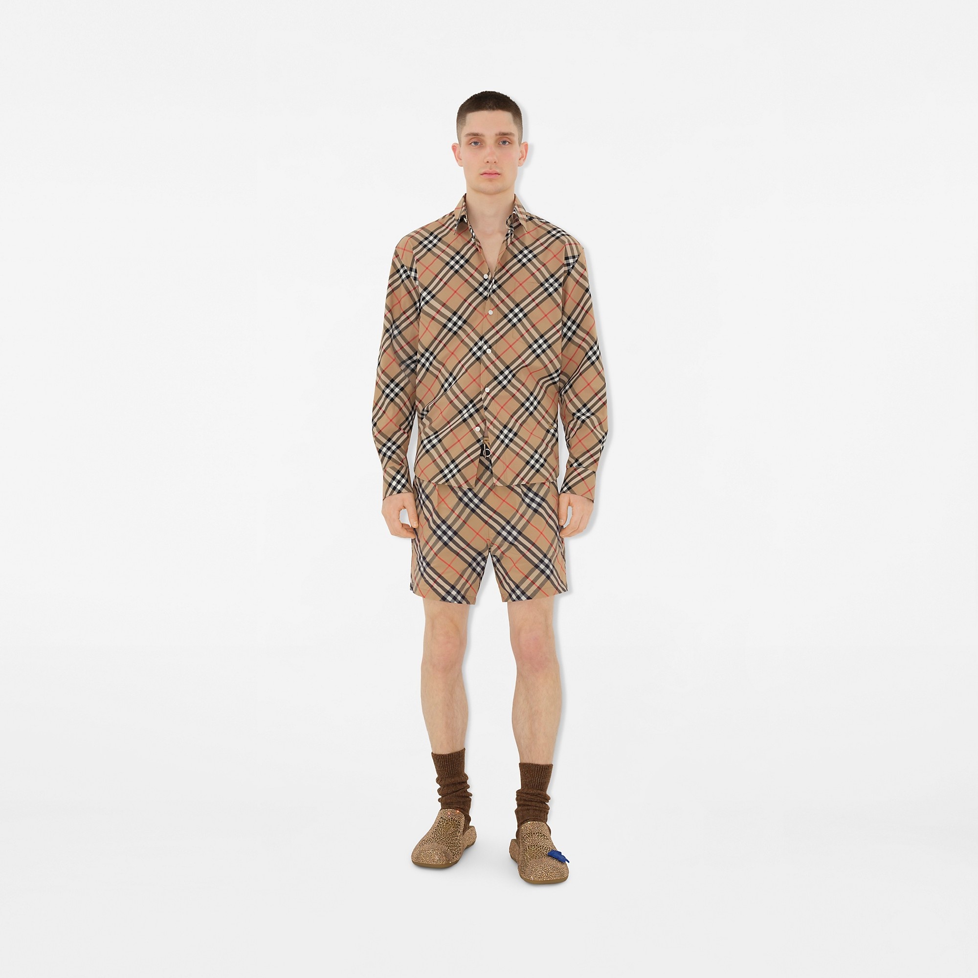 Check Swim Shorts - 5