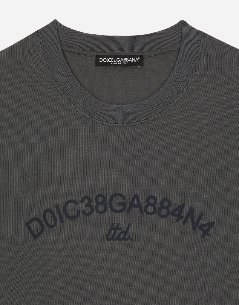 Cotton T-shirt with Dolce&Gabbana logo 3
