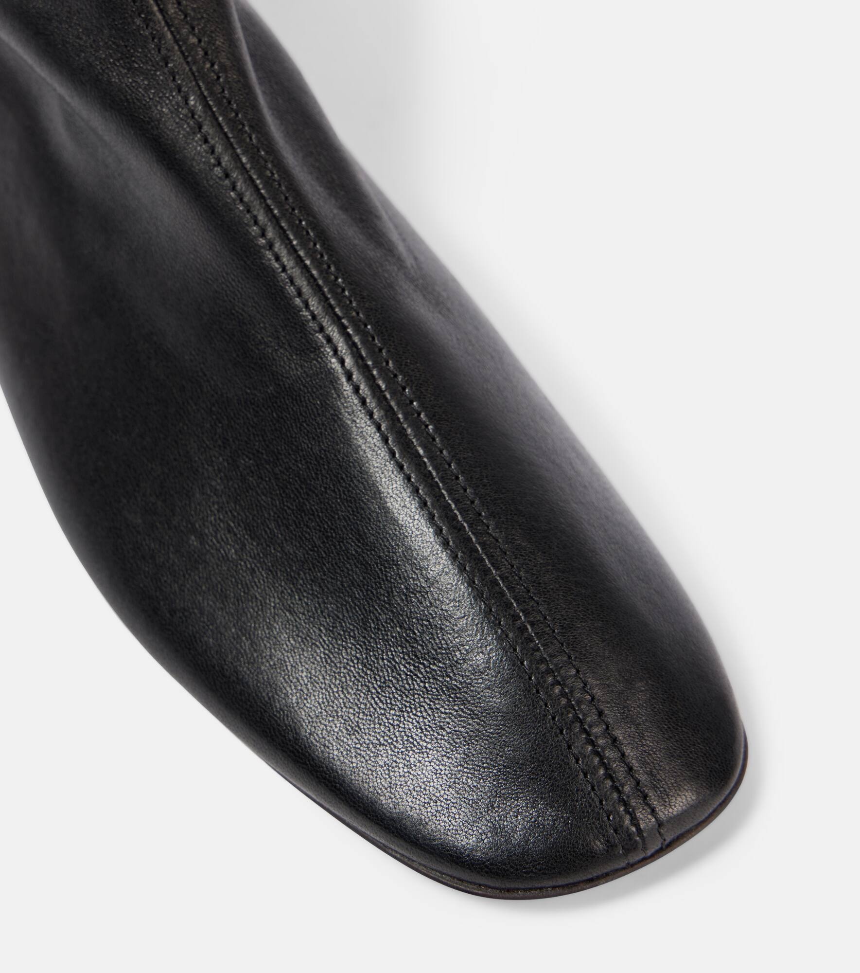 Glove leather ankle boots - 5