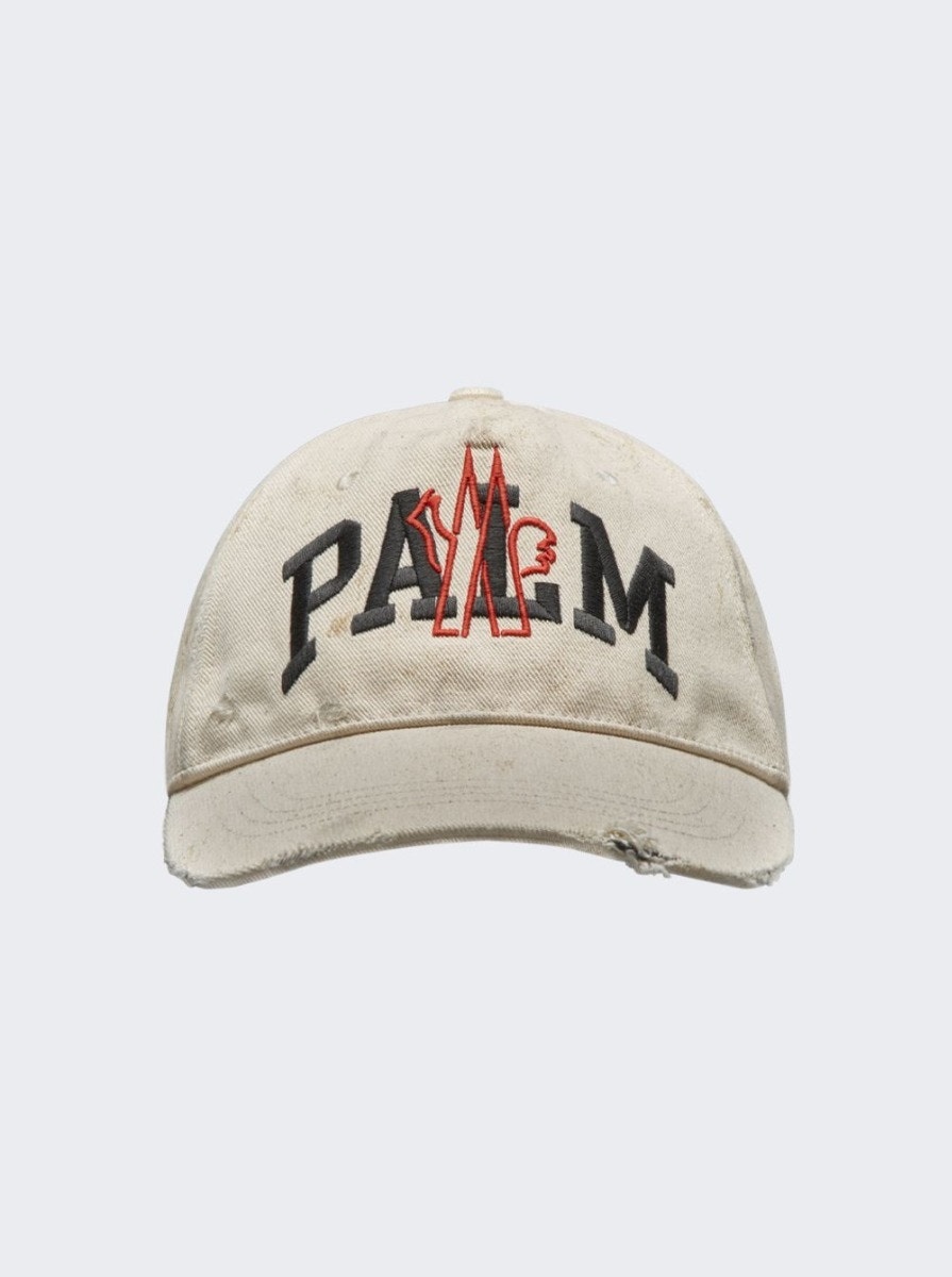 X Palm Angels Baseball Cap Natural - 1