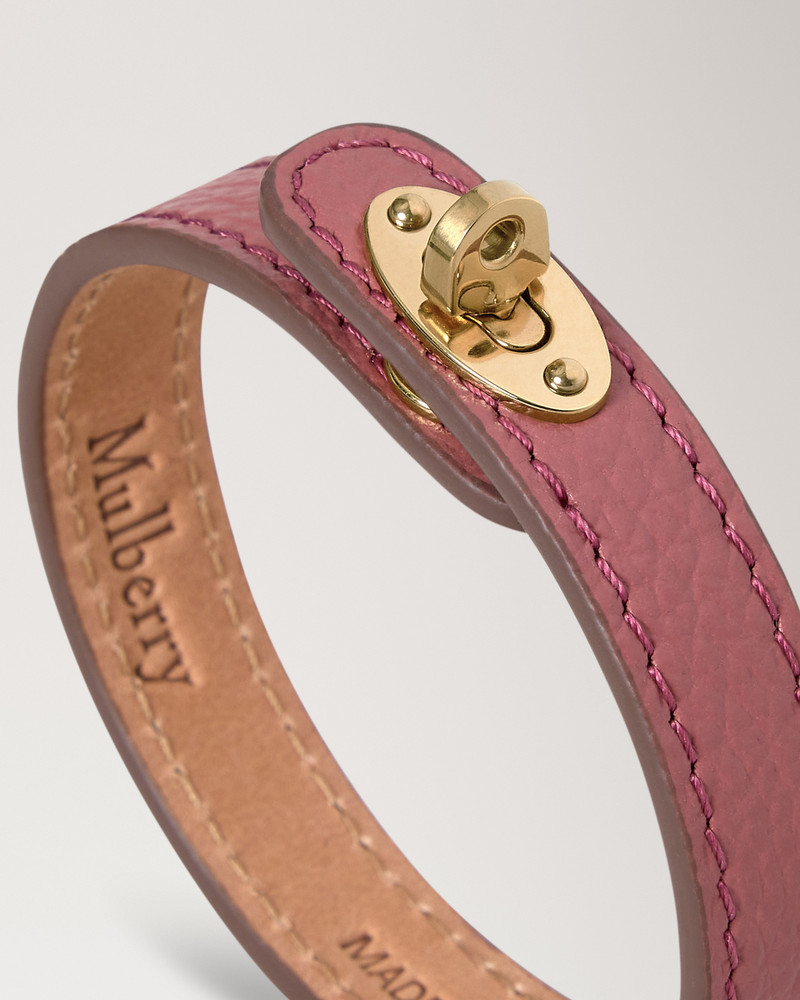 Mulberry Bayswater Thin Bracelet
Pink Scrumpy Small Classic Grain & Brass outlook