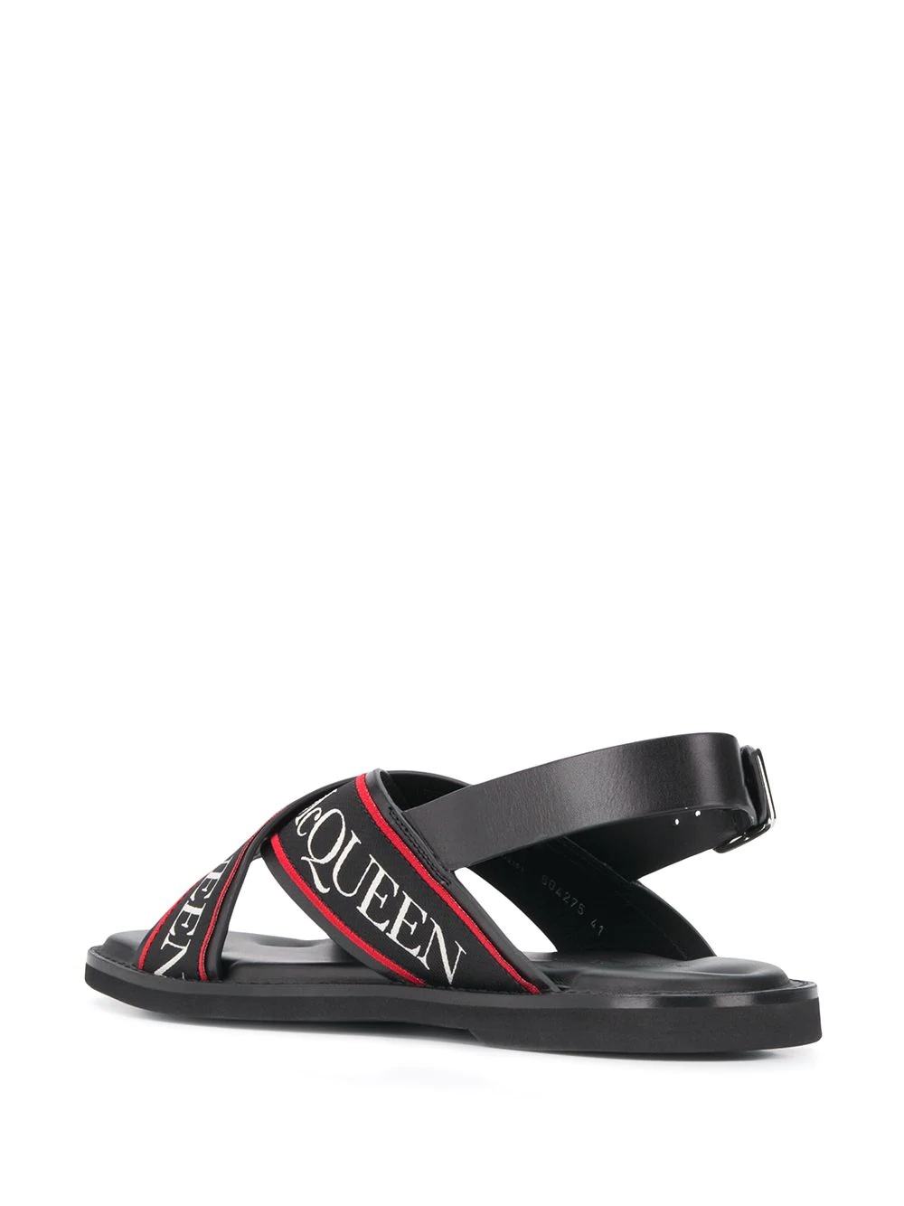 cross strap sandals - 3