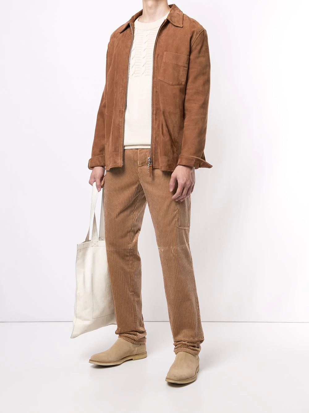 corduroy cargo trousers - 2