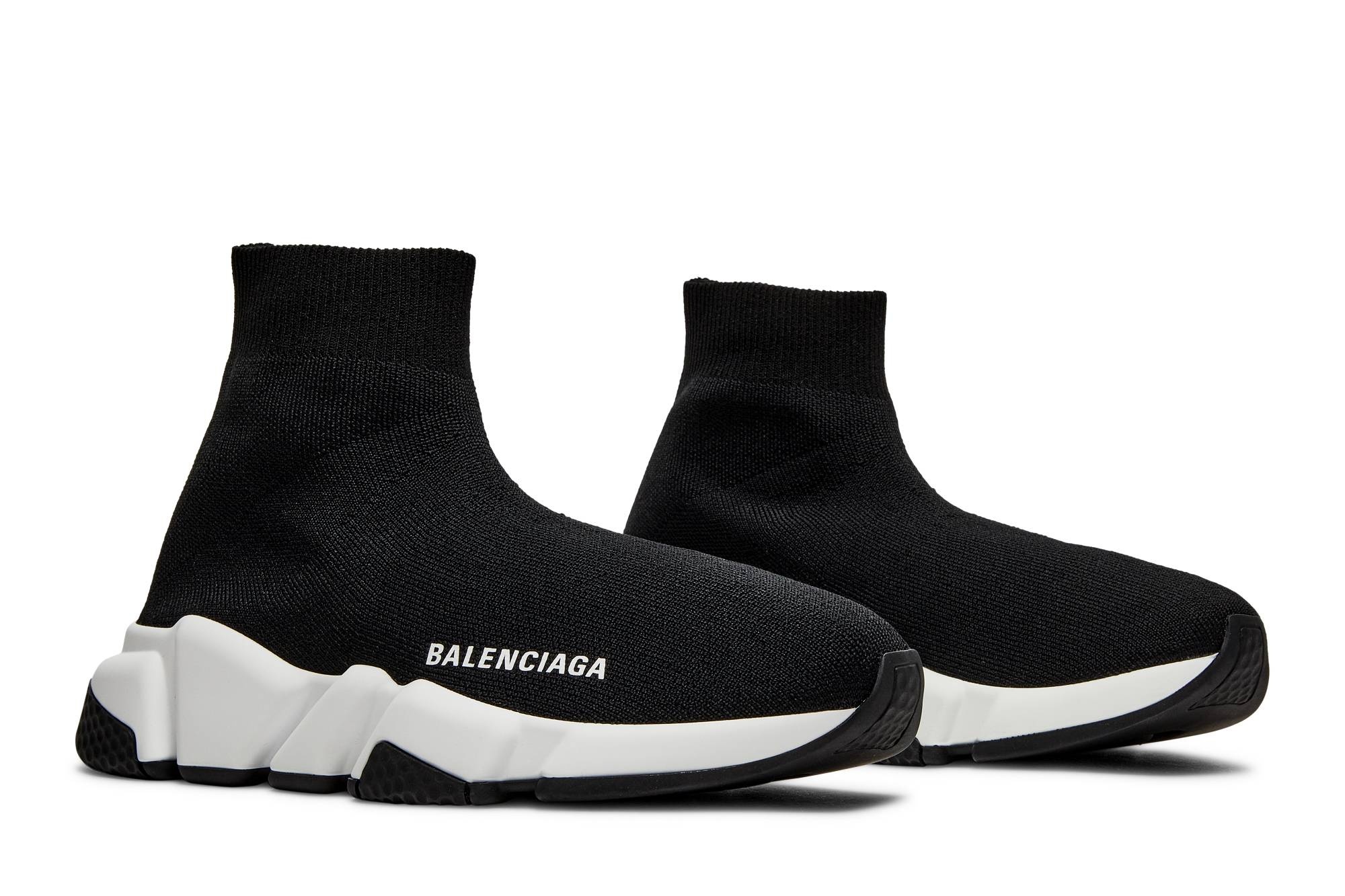 Balenciaga Wmns Speed Sneaker 'Black White' - 8