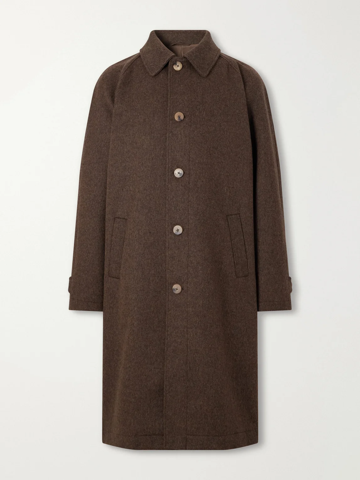 Parisian Brushed Wool Coat - 1