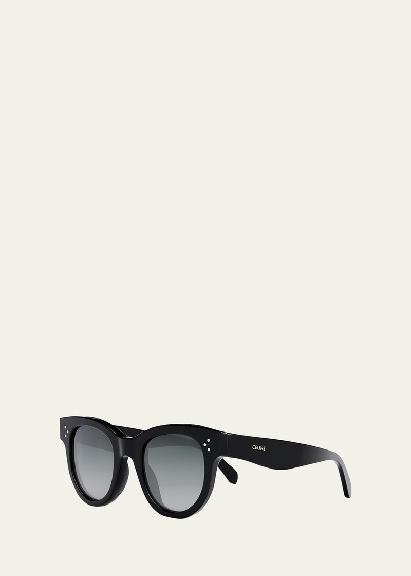 CELINE Tortoiseshell Acetate Cat-Eye Sunglasses outlook