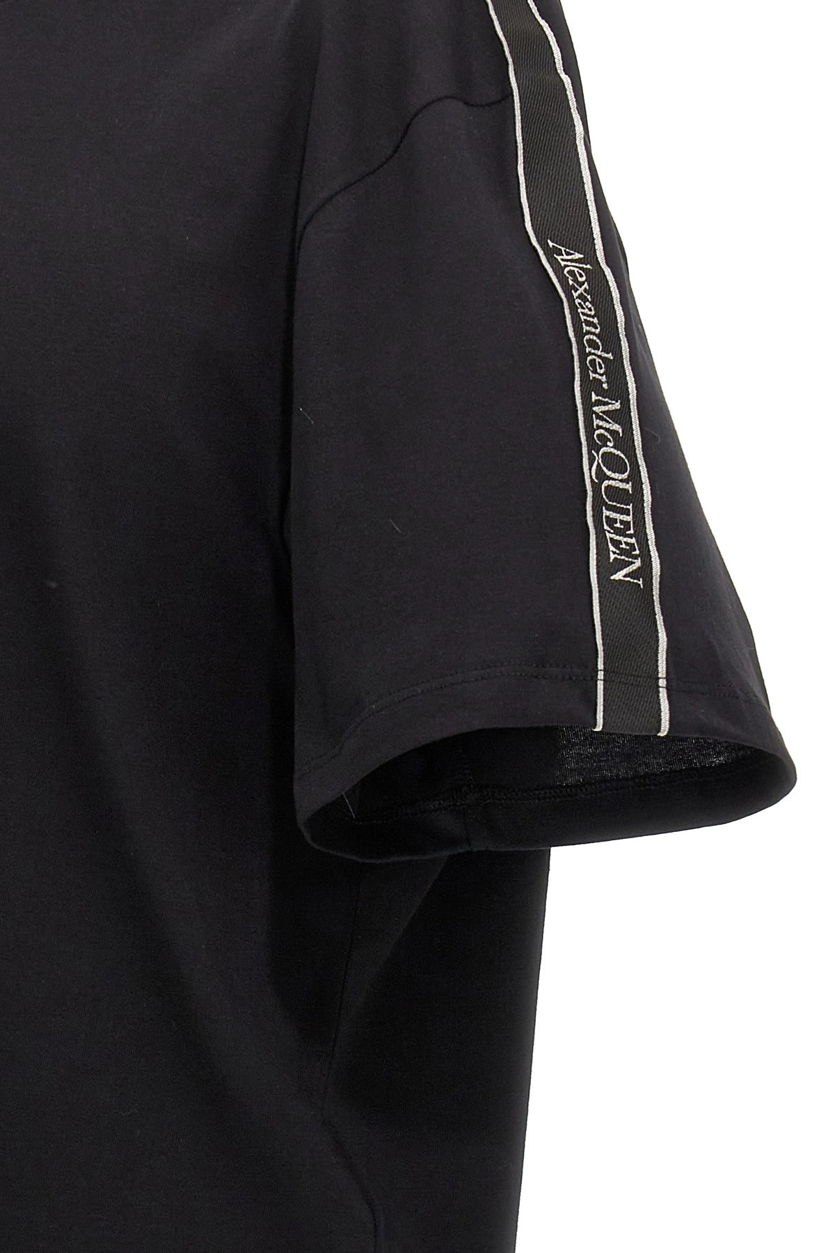 Contrast band t-shirt - 5