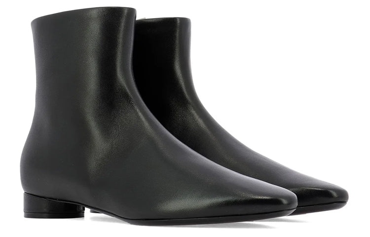 (WMNS) Balenciaga Ankle Boots 'Black Leather' 590993WA8F41006 - 3
