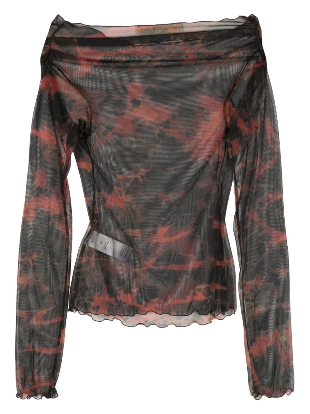 abstract-pattern mesh top - 2