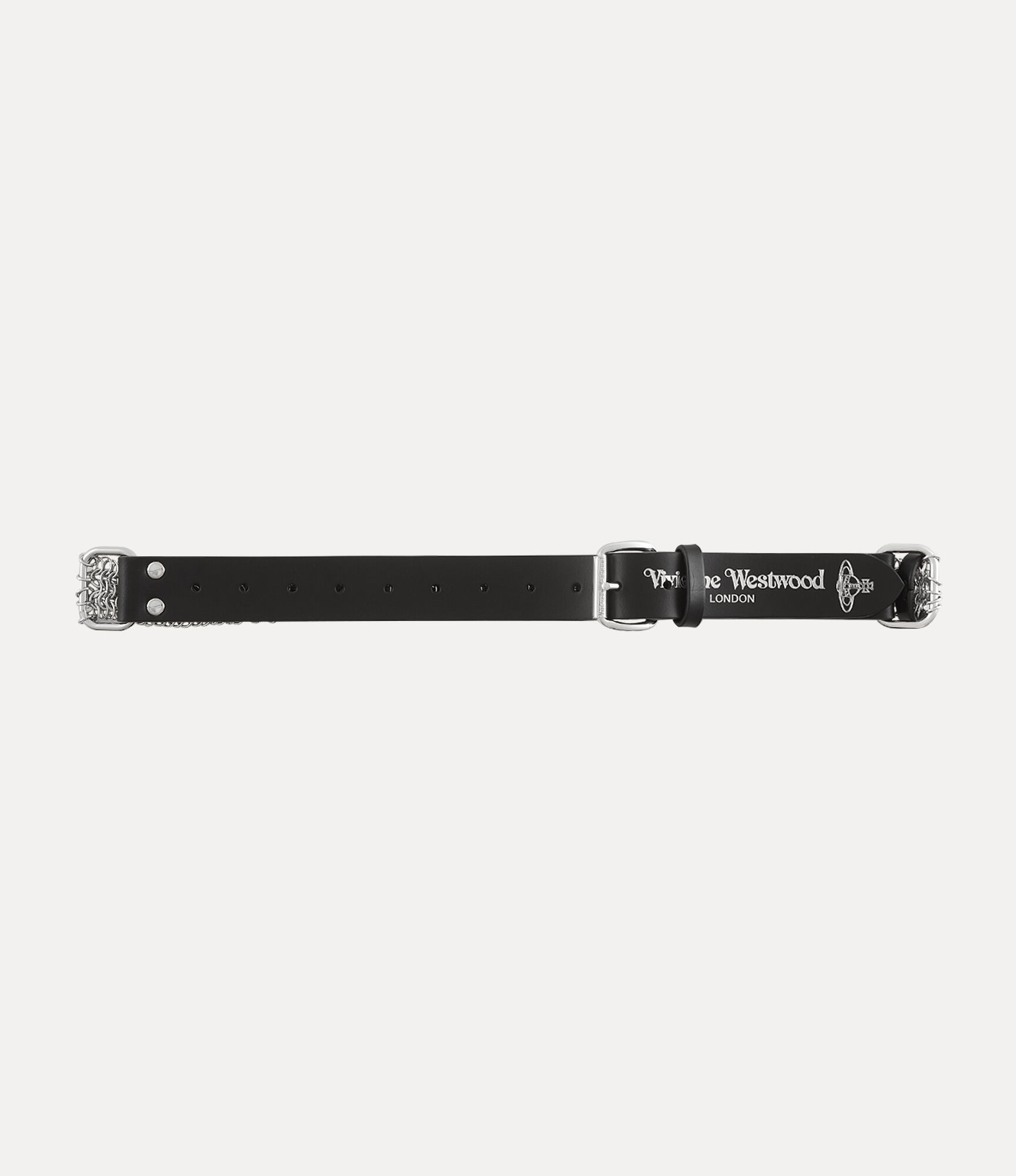 CHAIN LEATHER BELT - 1