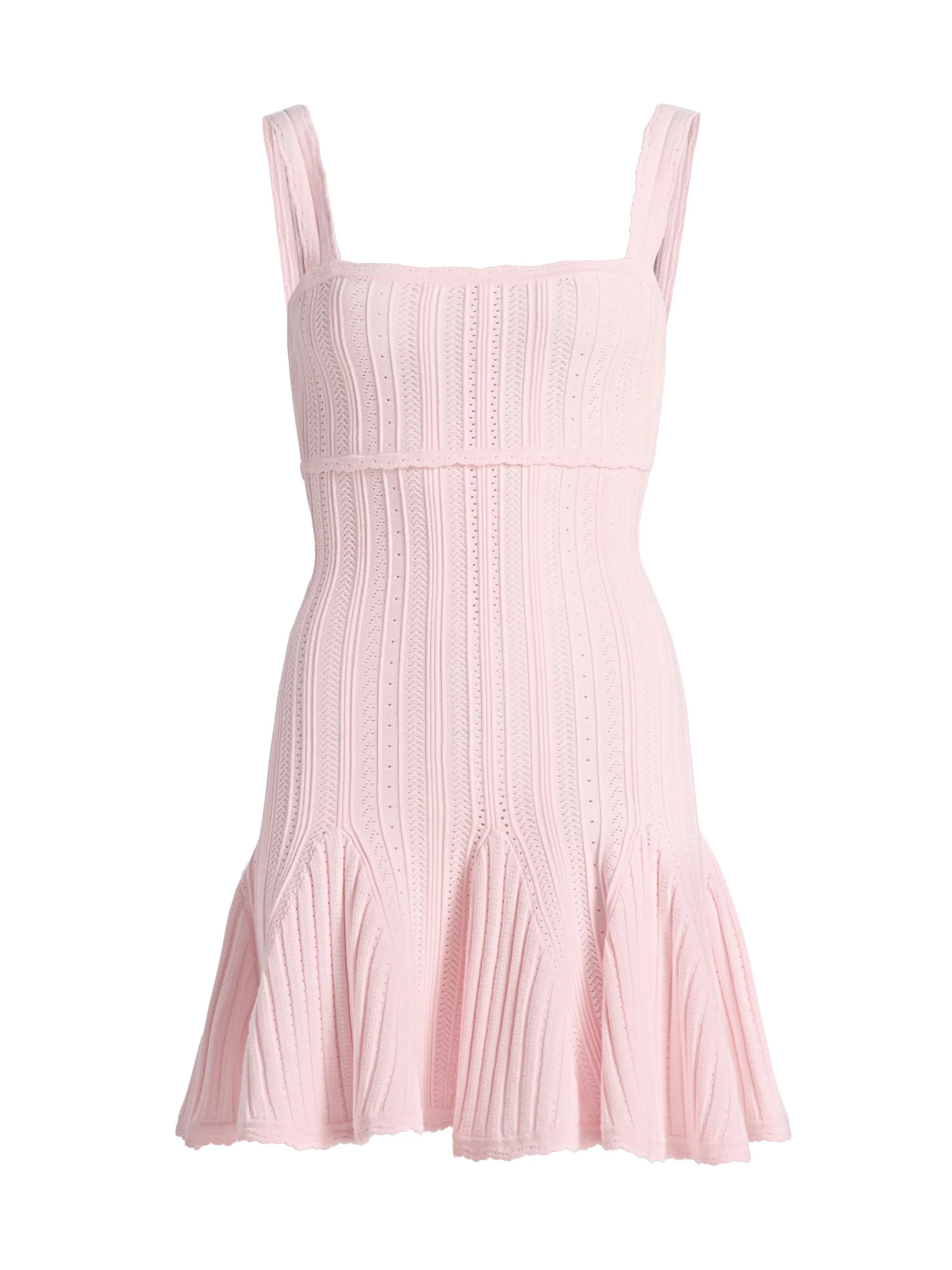Women's Tabatha Pointelle Minidress - Peach Sorbet - 1