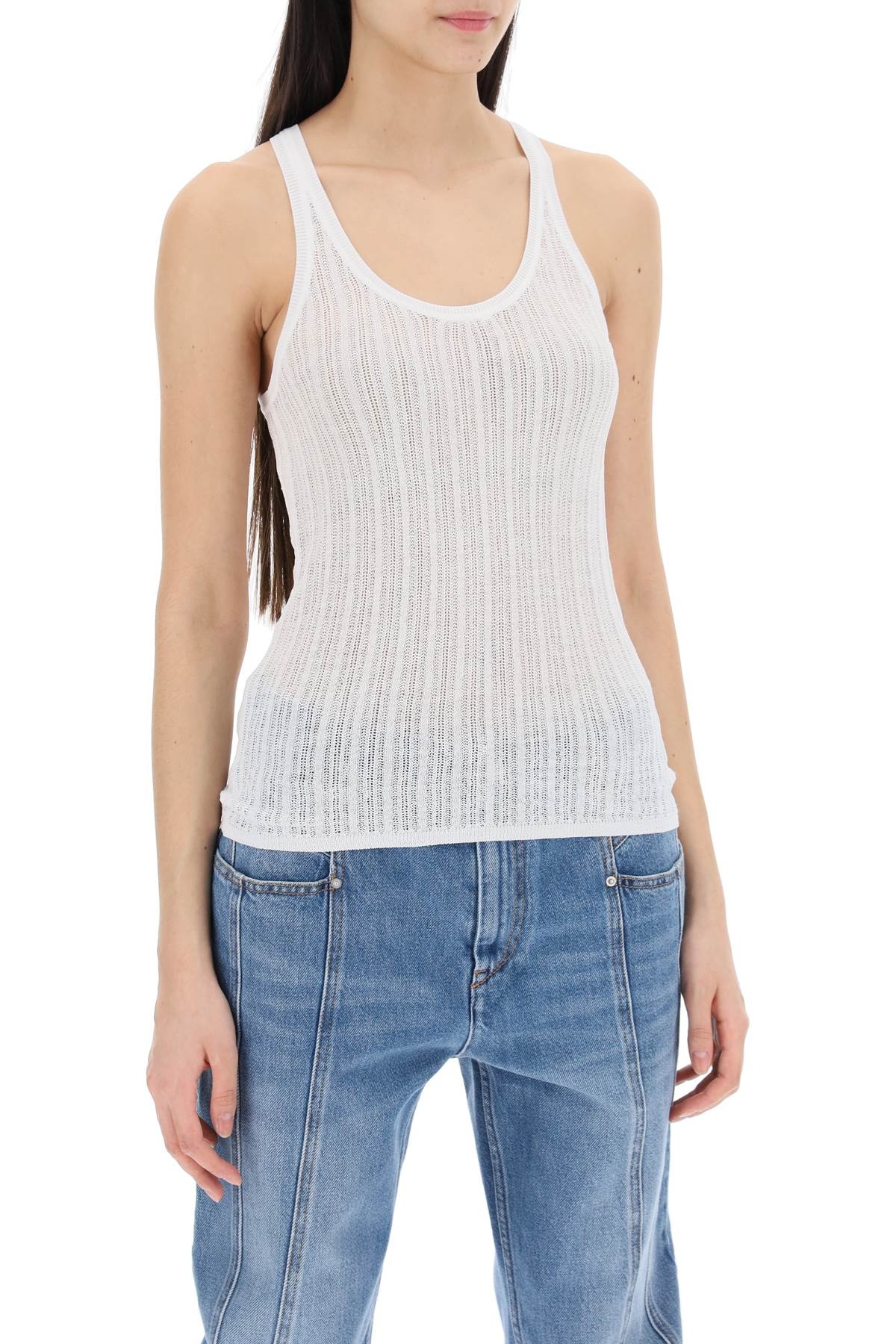 "PERFORATED KNIT TOP - 8