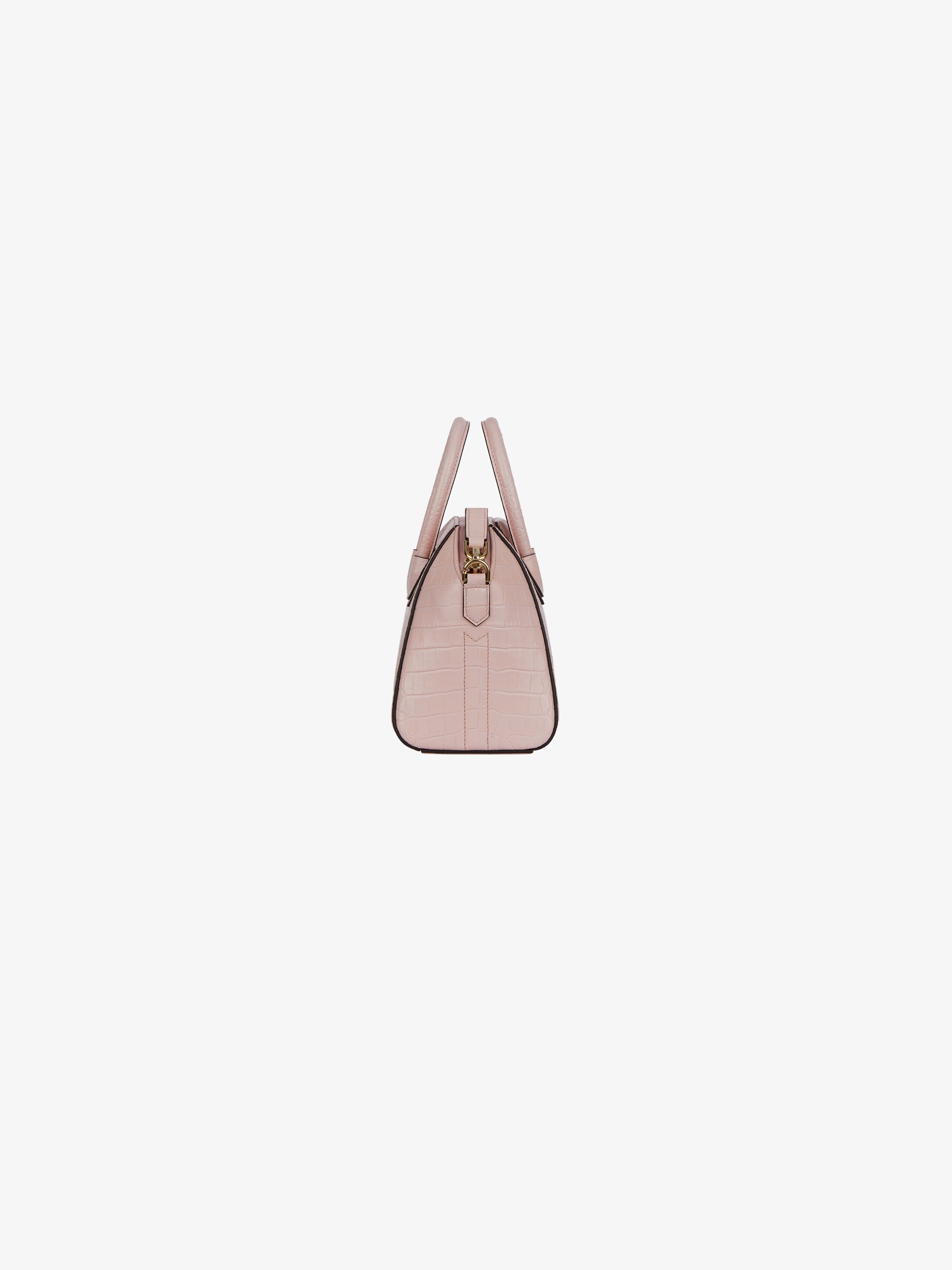 Mini Antigona bag in crocodile effect leather - 3