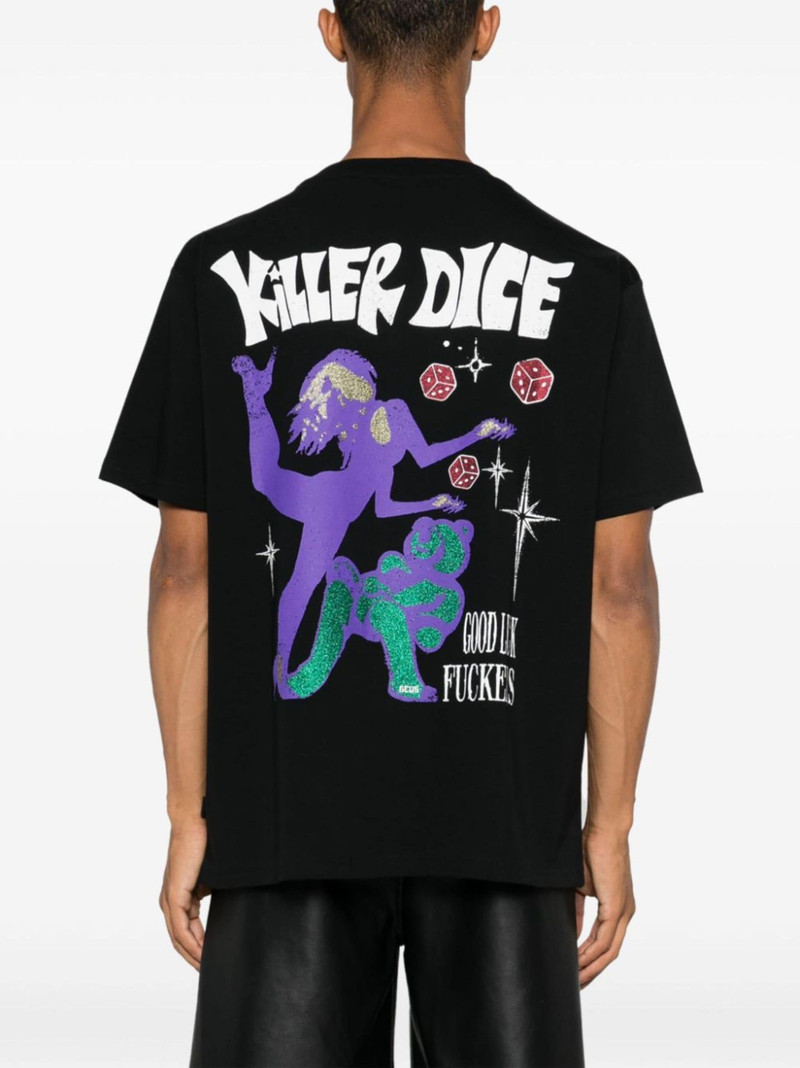 GCDS graphic-print T-shirt outlook