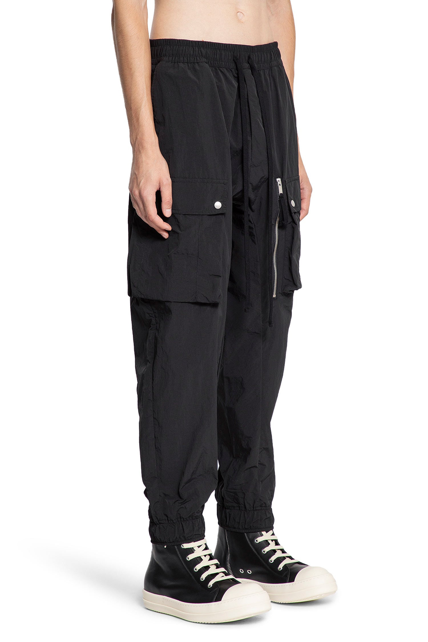 Nylon-Drawstring-Cargo-Pants - 2