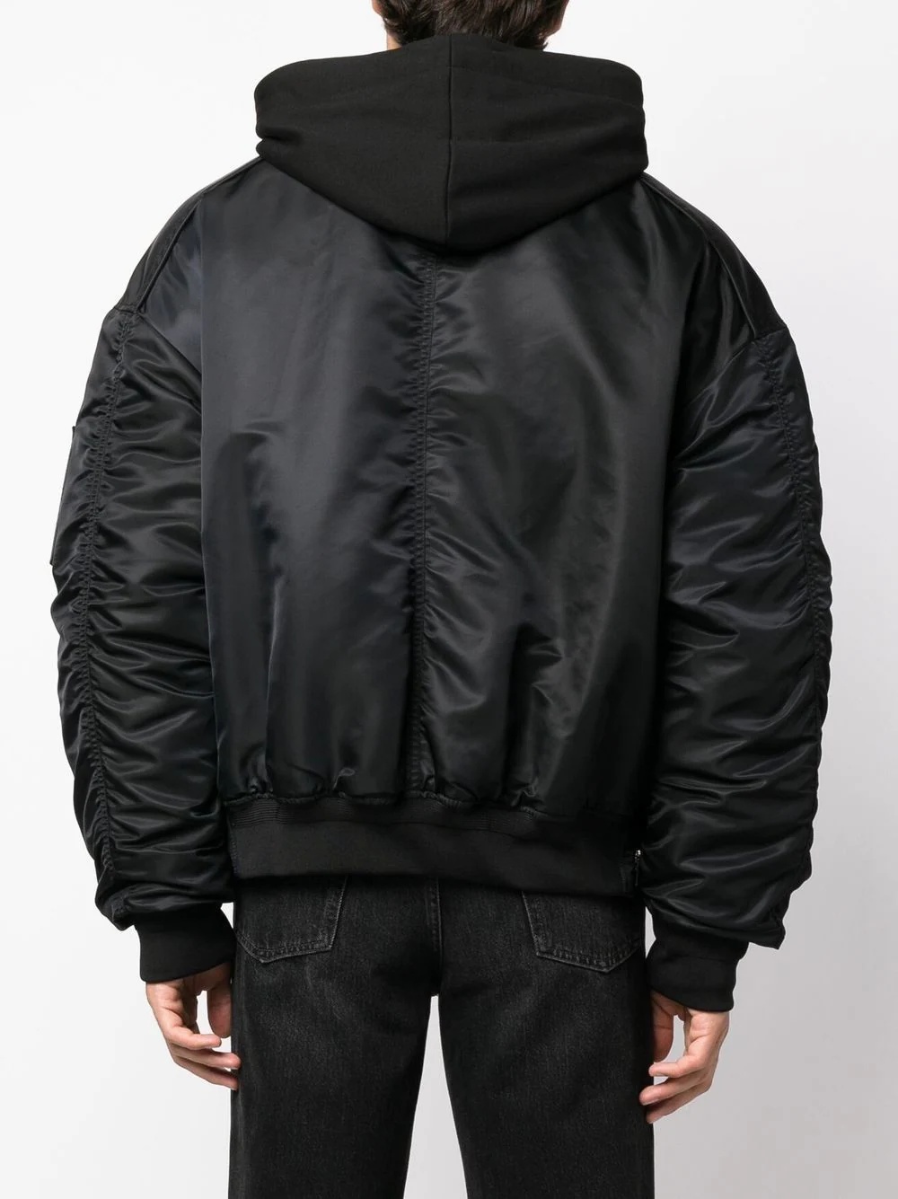 hooded bomber jacket - 4