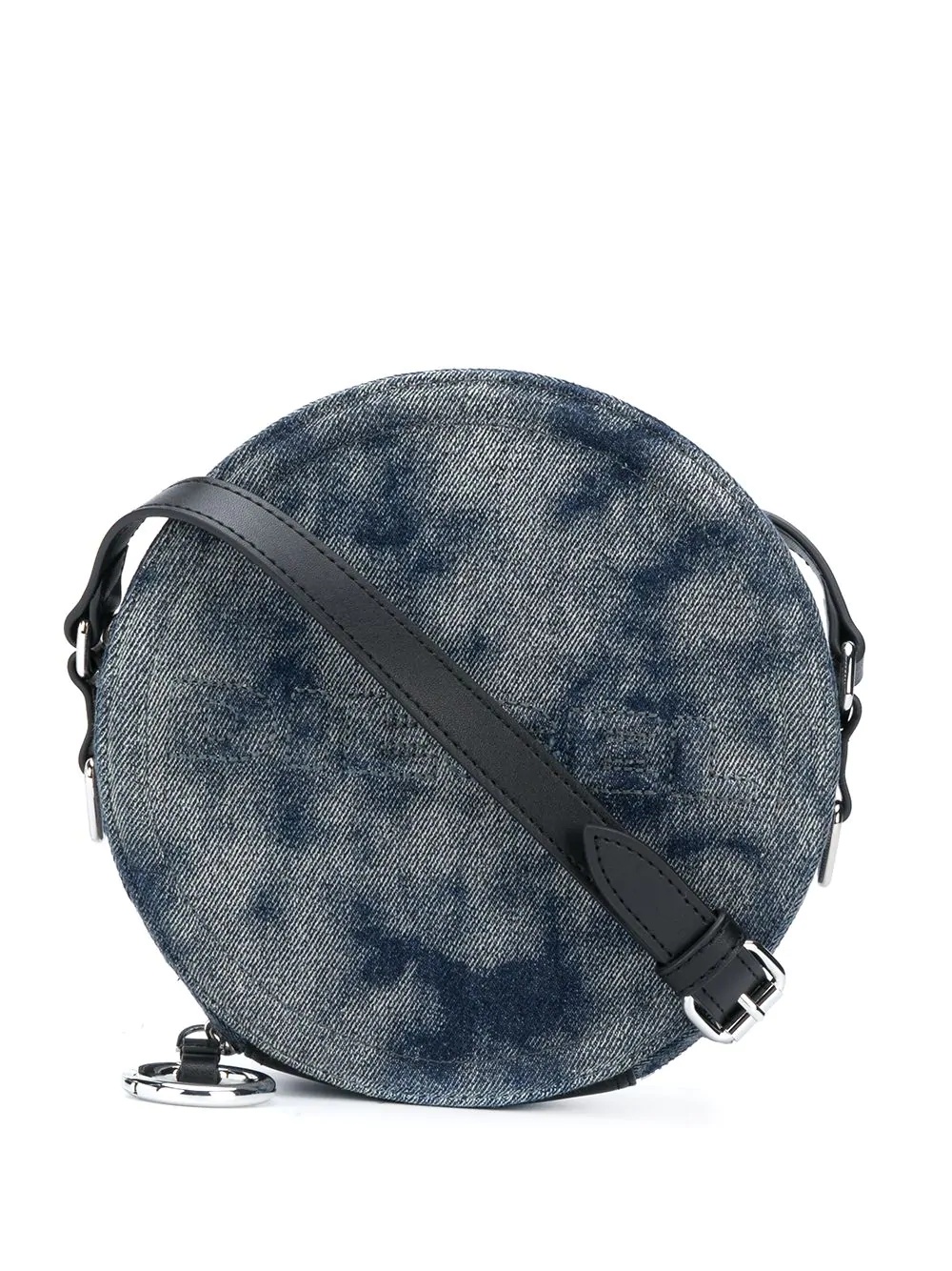 tie-dye denim crossbody bag - 1